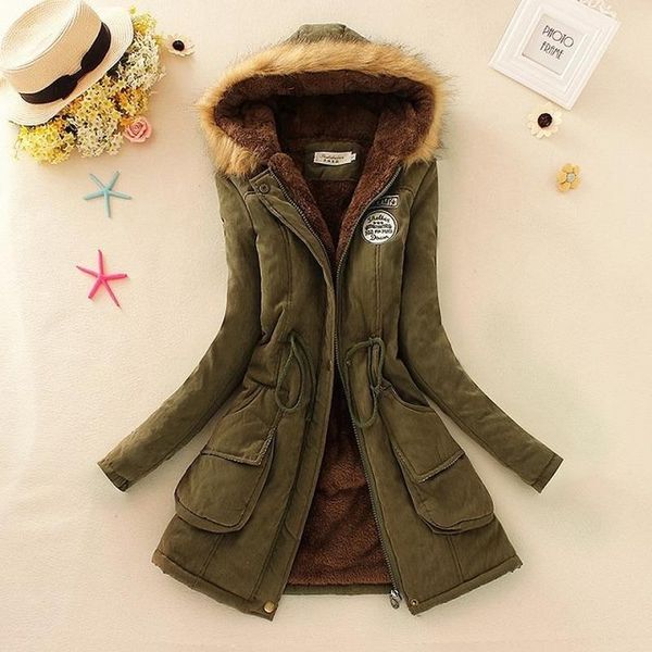 women's winter coat new cotton clothing long large size thick long-sleeved hooded cotton jacket women's jacket women, Black
women's winter coat new cotton clothing long large size thick long-sleeved hooded cotton jacket women's jacket women, Black