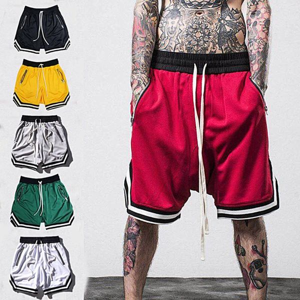 men's shorts basketball outdoor sports fitness running training breathable summer thin mesh pants, White;black
men's shorts basketball outdoor sports fitness running training breathable summer thin mesh pants, White;black