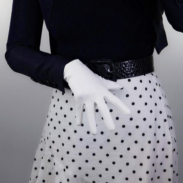 five fingers gloves women' runway fashion faux suede leather white female club party dress dancing driving short glove 21cm r3292, Blue;gray
five fingers gloves women' runway fashion faux suede leather white female club party dress dancing driving short glove 21cm r3292, Blue;gray