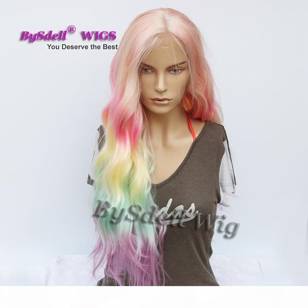 fashion long loose wavy hair wig pastel ombre rainbow color none lace lace front wig african american cosplay drama party wigs, Black
fashion long loose wavy hair wig pastel ombre rainbow color none lace lace front wig african american cosplay drama party wigs, Black