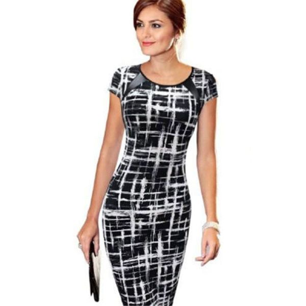 2021 elegant female formal business work party sheathed robes midi-neck short sleeves dress white collar rebu, Black;gray
2021 elegant female formal business work party sheathed robes midi-neck short sleeves dress white collar rebu, Black;gray