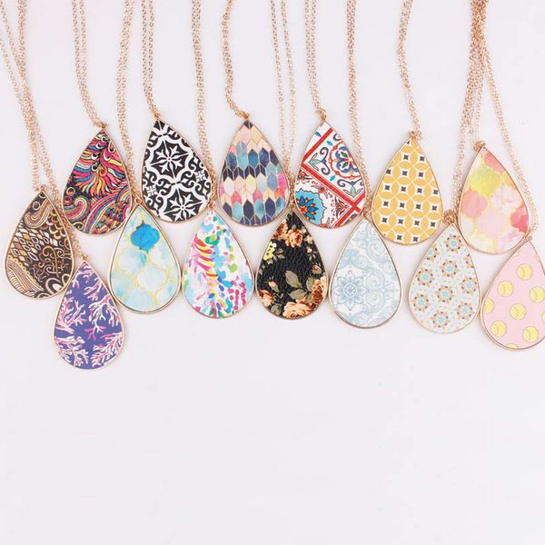 paisley texture leather moroccan pendant long necklace in gold metal back for women teardrop pendants necklaces fashion baroque jewelry, Silver
paisley texture leather moroccan pendant long necklace in gold metal back for women teardrop pendants necklaces fashion baroque jewelry, Silver