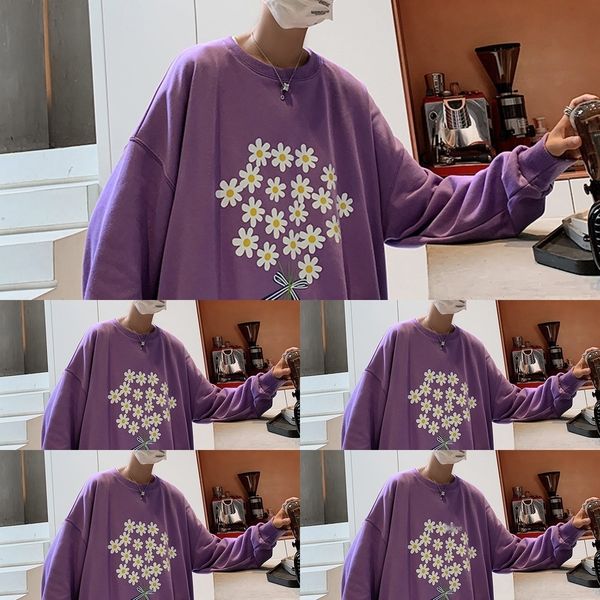 zd6wt men's pullover sweaterneck sweaterround sweater autumn long sleeve pullover korean flower printing fashion brand casual loose men, Black
zd6wt men's pullover sweaterneck sweaterround sweater autumn long sleeve pullover korean flower printing fashion brand casual loose men, Black