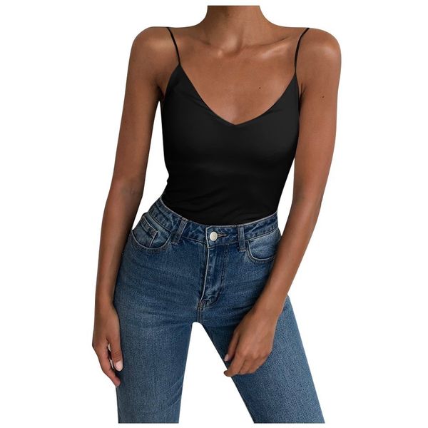 jaycosin women 2020 trendy v-neck solid strap vest tank shirt sleeveless fashion comfortable sports tight fitting 317 t200706, White
jaycosin women 2020 trendy v-neck solid strap vest tank shirt sleeveless fashion comfortable sports tight fitting 317 t200706, White