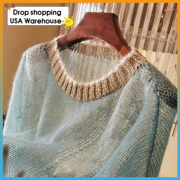 women's knitted sweater fashion long sleeve outerwear hollow sweater bottoming loose korean summer 2020 new1, White;black
women's knitted sweater fashion long sleeve outerwear hollow sweater bottoming loose korean summer 2020 new1, White;black
