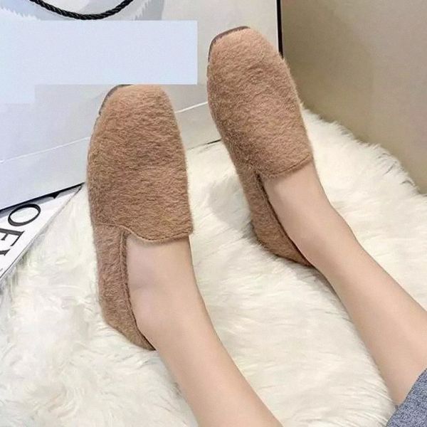 Furry Shoes Women Outdoor Fashion Flats Shoes Hot Sale Soft Comfortable Slip on Loafers Walking Footwear Woman Zapatos de mujer #I132
Furry Shoes Women Outdoor Fashion Flats Shoes Hot Sale Soft Comfortable Slip on Loafers Walking Footwear Woman Zapatos de mujer #I132