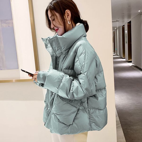 2020 new women's down jacket short loose stand collar large size thick winter coat female fashion wild women's clothing, Black
2020 new women's down jacket short loose stand collar large size thick winter coat female fashion wild women's clothing, Black