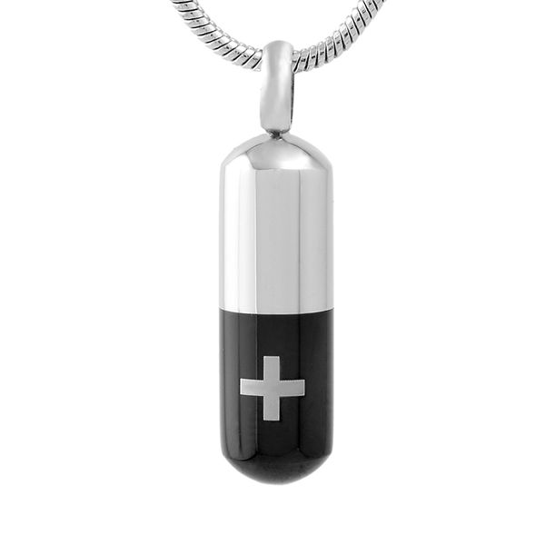 2020 z9727 new cross capsule shape pendant, urn, stainless steel jewelry, steel gift for men and women, Silver
2020 z9727 new cross capsule shape pendant, urn, stainless steel jewelry, steel gift for men and women, Silver