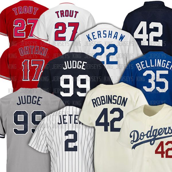 99 aaron judge 2 derek jeter baseball jerseys 22 clayton kershaw 35 cody bellinger 27 mike trout 17 shohei ohtani jersey robinson, Blue;black
99 aaron judge 2 derek jeter baseball jerseys 22 clayton kershaw 35 cody bellinger 27 mike trout 17 shohei ohtani jersey robinson, Blue;black
