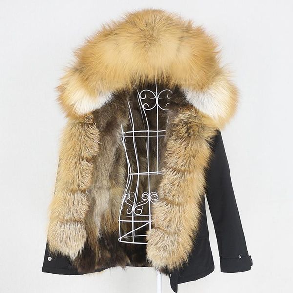 women's fur & faux oftbuy waterproof short parka winter jacket women real coat natural raccoon outerwear hood streetwear detachable, Black
women's fur & faux oftbuy waterproof short parka winter jacket women real coat natural raccoon outerwear hood streetwear detachable, Black
