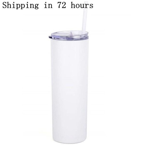 20oz sublimation straight skinny tumbler blank white skinny cup with lid straw stainless steel drinking cup vacuum insulated mug dhl ship
20oz sublimation straight skinny tumbler blank white skinny cup with lid straw stainless steel drinking cup vacuum insulated mug dhl ship