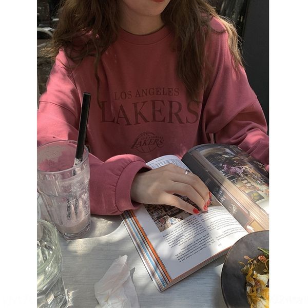uuyr7 im self-made 2020 autumn new loose long-sleeved sweater neck sweater/berry color round sweaterprinted short-sleeved letter t-shirt for, Black
uuyr7 im self-made 2020 autumn new loose long-sleeved sweater neck sweater/berry color round sweaterprinted short-sleeved letter t-shirt for, Black