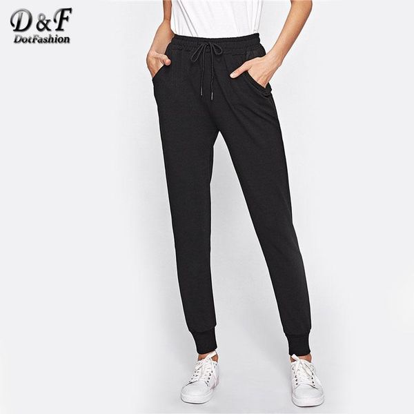 women's pants & capris dotfashion drawstring waist fitness sweatpants 2021 autumn black mid solid trousers women pocket long pants1, Black;white
women's pants & capris dotfashion drawstring waist fitness sweatpants 2021 autumn black mid solid trousers women pocket long pants1, Black;white