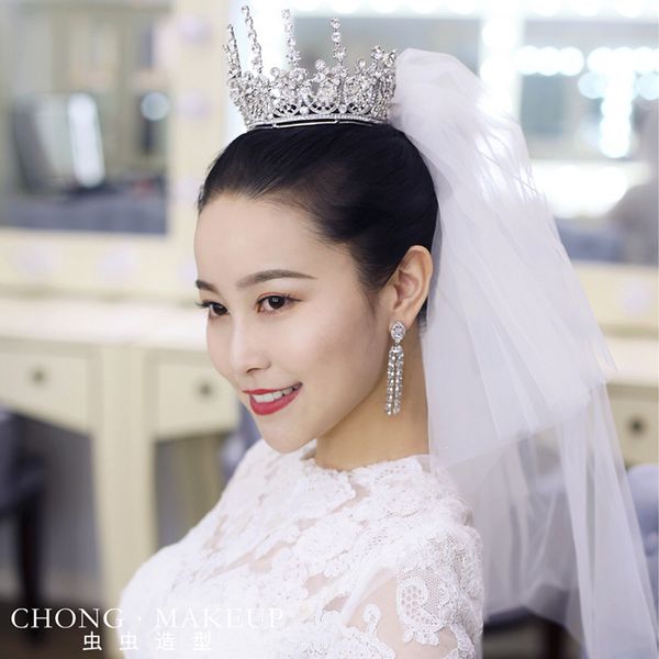 knew bridal wedding crown simple headdress 2020 dress accessories luxury baroque atmosphere round princess korean style m, Silver
knew bridal wedding crown simple headdress 2020 dress accessories luxury baroque atmosphere round princess korean style m, Silver