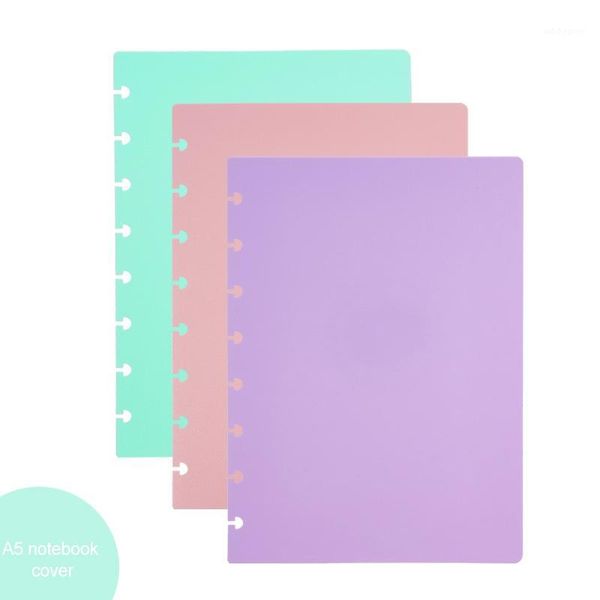 notepads fromthenon a5 mushroom hole notebook cover 8 disc ring t type holes planner protective shell plastic color office supplies1, Purple;pink
notepads fromthenon a5 mushroom hole notebook cover 8 disc ring t type holes planner protective shell plastic color office supplies1, Purple;pink