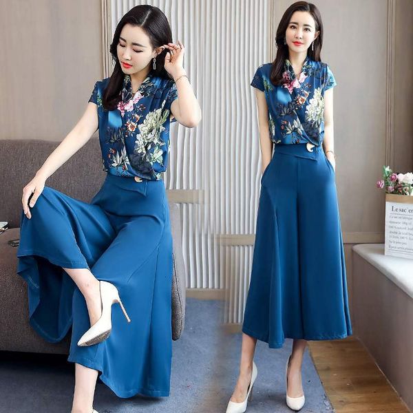 luxury printing female femme pieces pantalon large floral pattern of women's baggy leg pants hpqn, White
luxury printing female femme pieces pantalon large floral pattern of women's baggy leg pants hpqn, White
