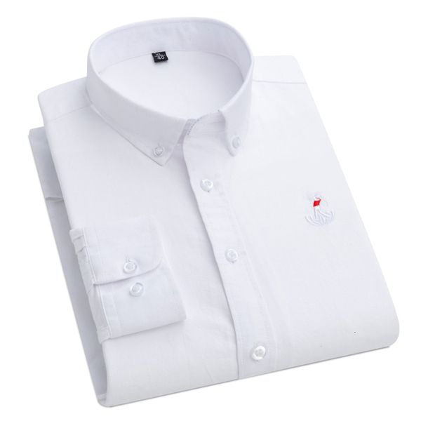 2021 new brand spring autumn 100% cotton oxford men shirt white long sleeve embroidery regular fit soft thick comfortable male 06cl, White;black
2021 new brand spring autumn 100% cotton oxford men shirt white long sleeve embroidery regular fit soft thick comfortable male 06cl, White;black