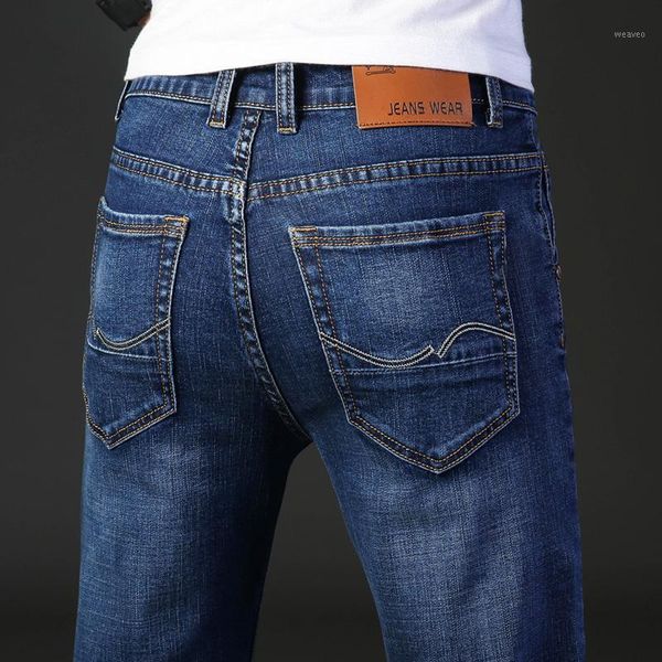 2021 autumn new men's classic blue black slim-fit jeans business cotton elastic regular fit denim pants male brand trousers1
2021 autumn new men's classic blue black slim-fit jeans business cotton elastic regular fit denim pants male brand trousers1