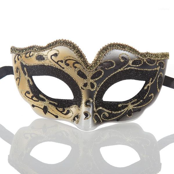 party masks children's halloween mask half face gold venice carnival masquerade costume cosplay props creative1
party masks children's halloween mask half face gold venice carnival masquerade costume cosplay props creative1