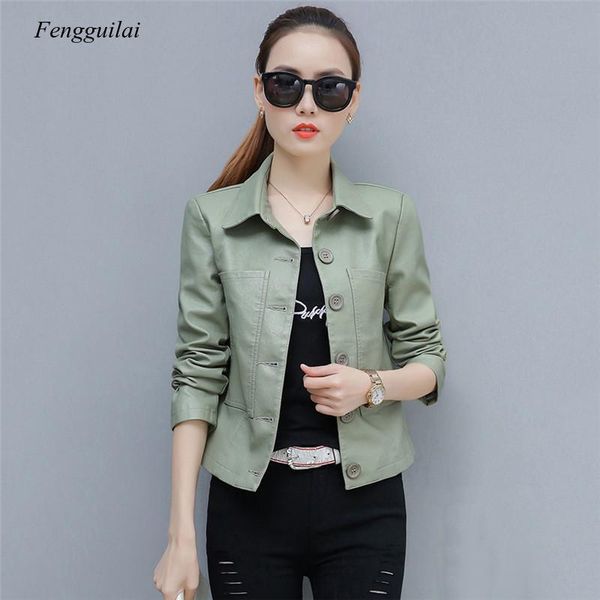 leather jacket women caramel plus size short slim pu coat new spring autumn korean fashion chic clothing, Black
leather jacket women caramel plus size short slim pu coat new spring autumn korean fashion chic clothing, Black