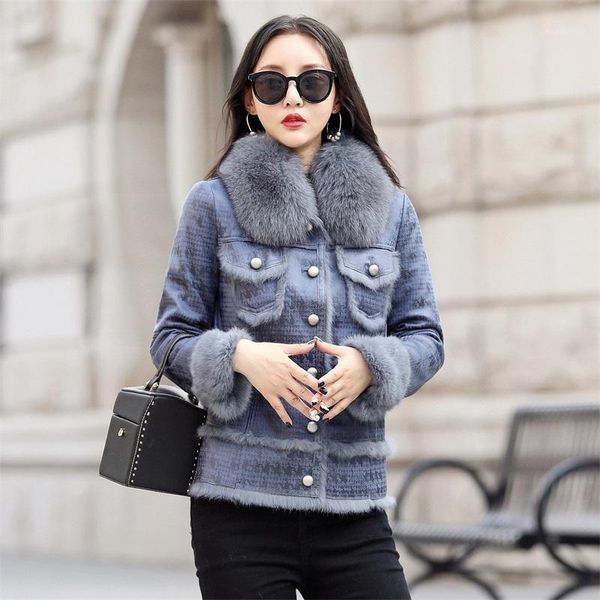 natural real fur coat female fur collar jacket winter coat women clothes 2020 korean double-faced zt41091, Black
natural real fur coat female fur collar jacket winter coat women clothes 2020 korean double-faced zt41091, Black