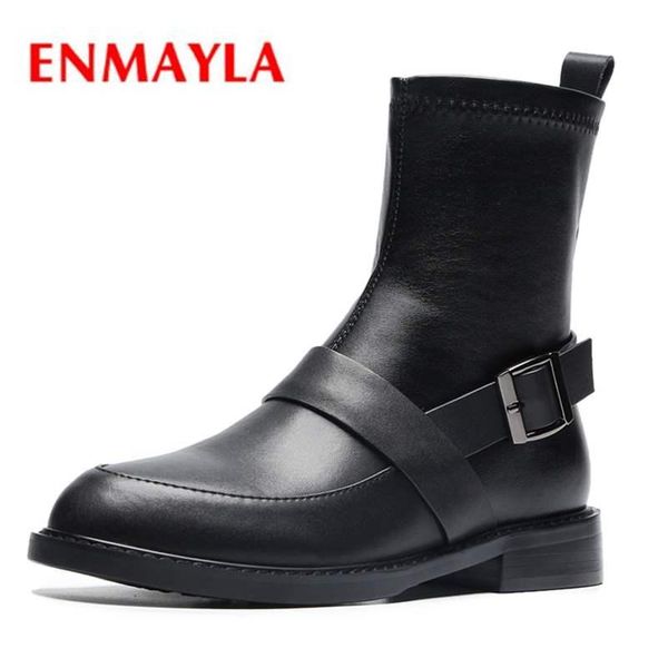boots enmayla basic round toe slip-on ankle women botas mujer shoes woman size34-40 zyl1611, Black
boots enmayla basic round toe slip-on ankle women botas mujer shoes woman size34-40 zyl1611, Black