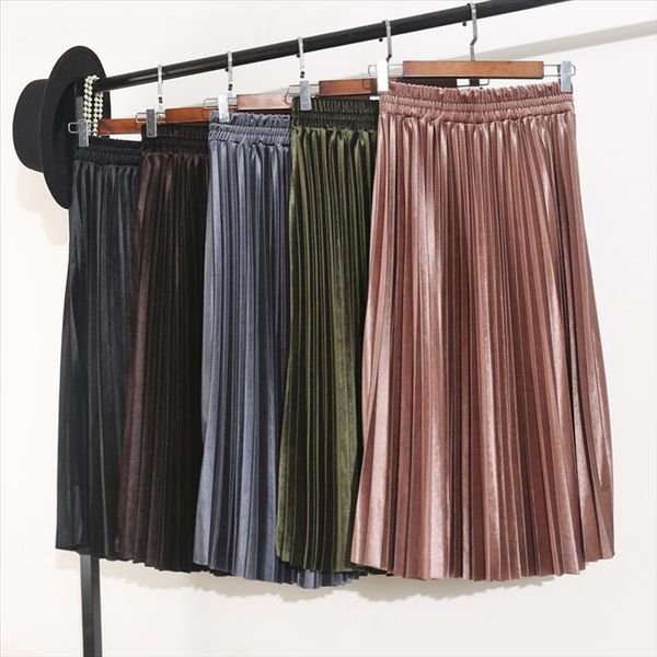 skirts womens autumn and winter high waisted skinny female velvet skirt pleated skirts pleated long skirt s9820, Black
skirts womens autumn and winter high waisted skinny female velvet skirt pleated skirts pleated long skirt s9820, Black