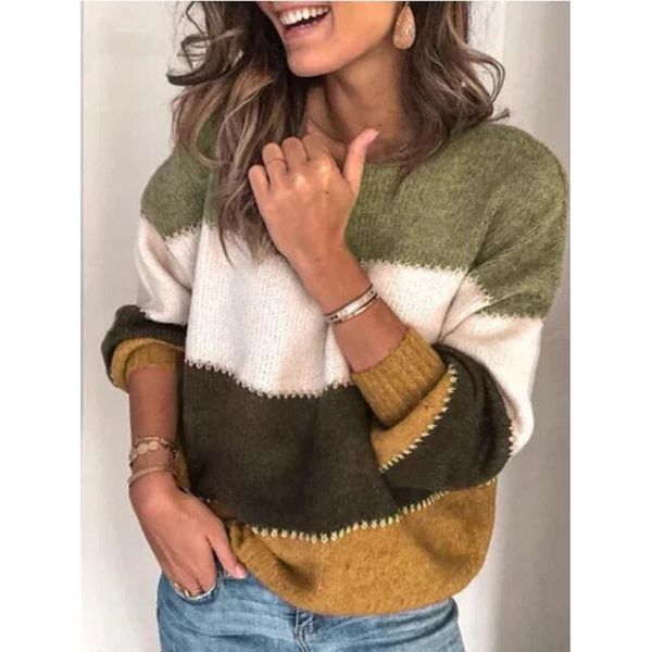 loose autumn winter striped sweater women pullover plus size womens sweaters oversized color block sweater jumper, White;black
loose autumn winter striped sweater women pullover plus size womens sweaters oversized color block sweater jumper, White;black