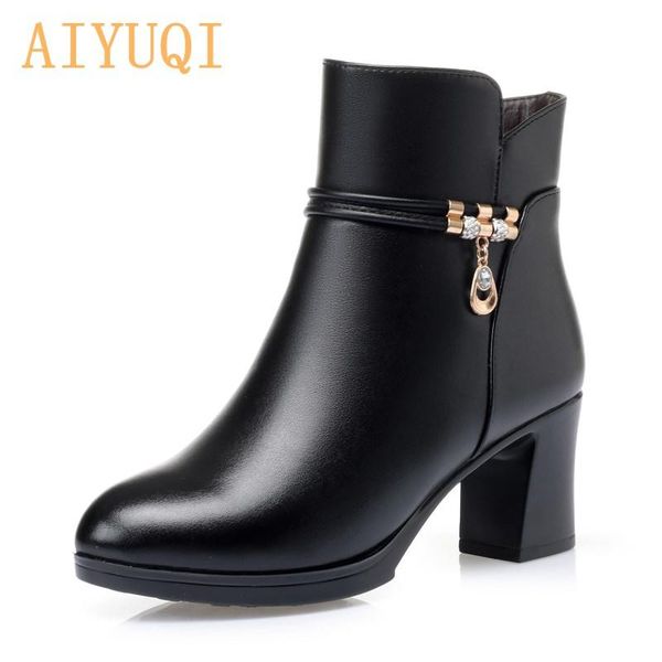 boots aiyuqi women winter shoes 2021 fashionhigh heels dress large size natural wool warm ladies short, Black
boots aiyuqi women winter shoes 2021 fashionhigh heels dress large size natural wool warm ladies short, Black