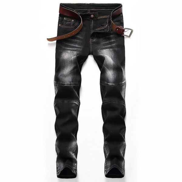 men's jeans men brand denim motorcycle big size cool fashion hip hop contrast stitching, Blue
men's jeans men brand denim motorcycle big size cool fashion hip hop contrast stitching, Blue