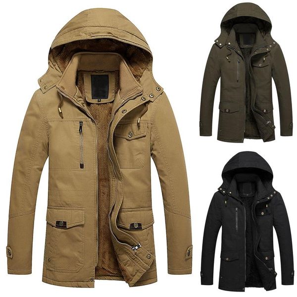 men's down & parkas 2021 winter jacket men thick casual fur collar windproof plus size velvet warm coat clothing #3, Black
men's down & parkas 2021 winter jacket men thick casual fur collar windproof plus size velvet warm coat clothing #3, Black