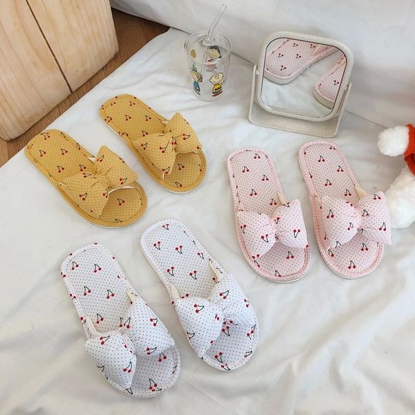 women slippers autumn winter indoor floor shoes casual flats polka dot cherry bow-knot home slip on ladies flip flops soft sole #ib1j, Black
women slippers autumn winter indoor floor shoes casual flats polka dot cherry bow-knot home slip on ladies flip flops soft sole #ib1j, Black