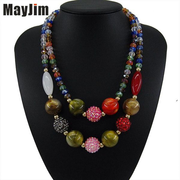 chokers statement golden chain bohemia big bead crystal necklace women vintage choker necklaces & pendants fashion wedding bijoux, Golden;silver
chokers statement golden chain bohemia big bead crystal necklace women vintage choker necklaces & pendants fashion wedding bijoux, Golden;silver