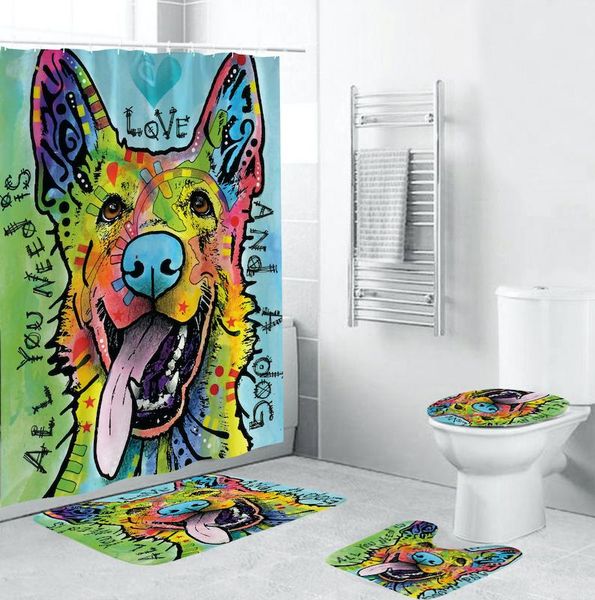 animals bath curtains bathroom decor set dogs non slip rug mats set waterproof polyester shower curtain with hooks
animals bath curtains bathroom decor set dogs non slip rug mats set waterproof polyester shower curtain with hooks