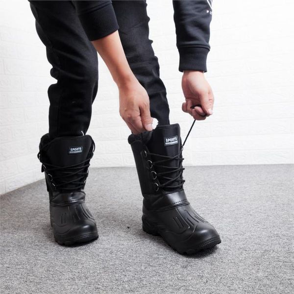 tactical snow boots winter outdoor camouflage snow boots rain shoes waterproof with fur plush warm fishing camping boot, Black
tactical snow boots winter outdoor camouflage snow boots rain shoes waterproof with fur plush warm fishing camping boot, Black