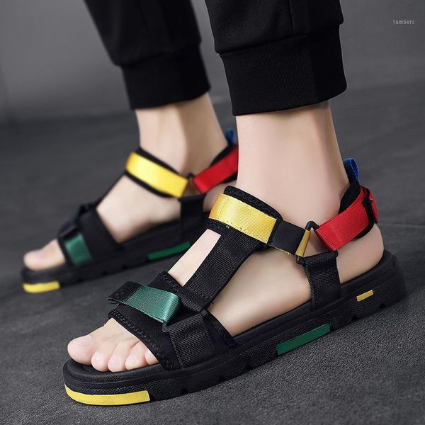 2020 new men's sandals men summer beach outdoor water shoes large size flip flops flat light hook loop casual slippers shoes1, Black
2020 new men's sandals men summer beach outdoor water shoes large size flip flops flat light hook loop casual slippers shoes1, Black