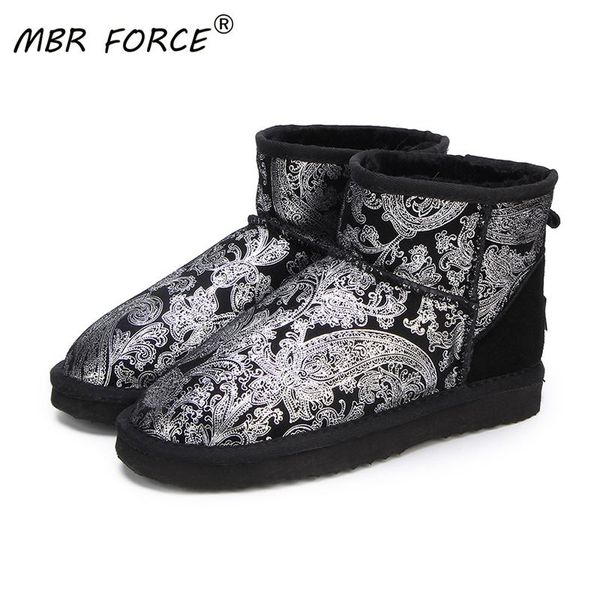 mbr force women snow boots 100% genuine cowhide leather ankle boots warm winter woman shoes, Black
mbr force women snow boots 100% genuine cowhide leather ankle boots warm winter woman shoes, Black