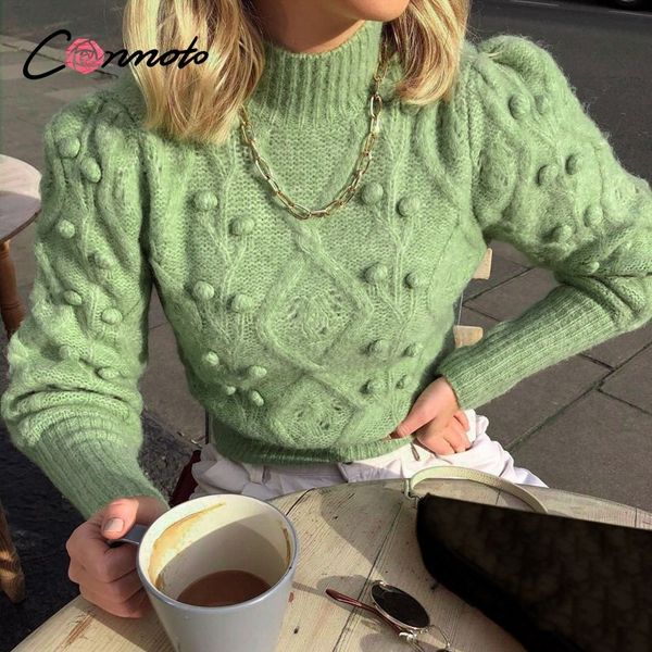 conmoto casual turtleneck hairball women sweater autumn winter lantern sleeve knitted sweater female streetwear ladies pullover 201017, White;black
conmoto casual turtleneck hairball women sweater autumn winter lantern sleeve knitted sweater female streetwear ladies pullover 201017, White;black