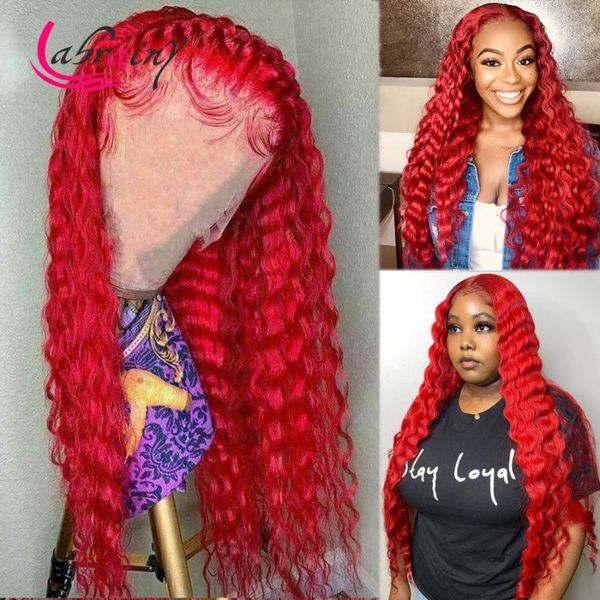 99j red 13x6 hd transparent lace frontal human hair wigs kinky curly burgundy lace front wig deep wave preplucked bleached knots, Black;brown
99j red 13x6 hd transparent lace frontal human hair wigs kinky curly burgundy lace front wig deep wave preplucked bleached knots, Black;brown