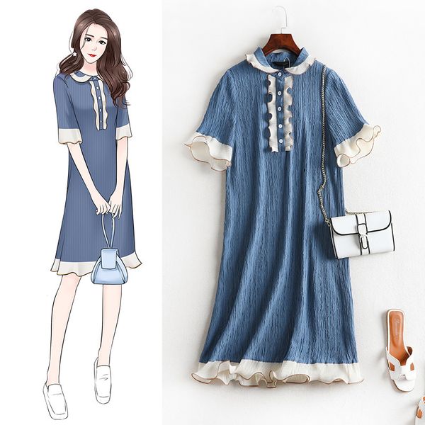 xl-5xl plus size slightly large style wear reduction 200kg 10089 dress for woman 2021 summer sdns, Black;gray
xl-5xl plus size slightly large style wear reduction 200kg 10089 dress for woman 2021 summer sdns, Black;gray