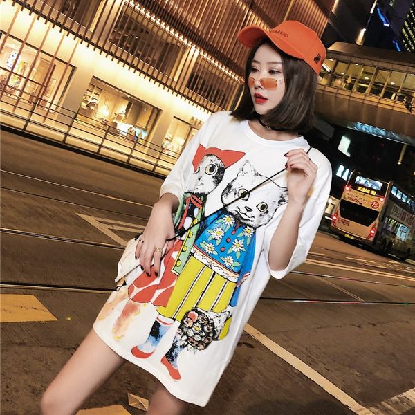 vshhz undershirt ins korean summer large women's t-shirt fashion print short sleeve cartoon t-shirt for women vdbjs, White
vshhz undershirt ins korean summer large women's t-shirt fashion print short sleeve cartoon t-shirt for women vdbjs, White