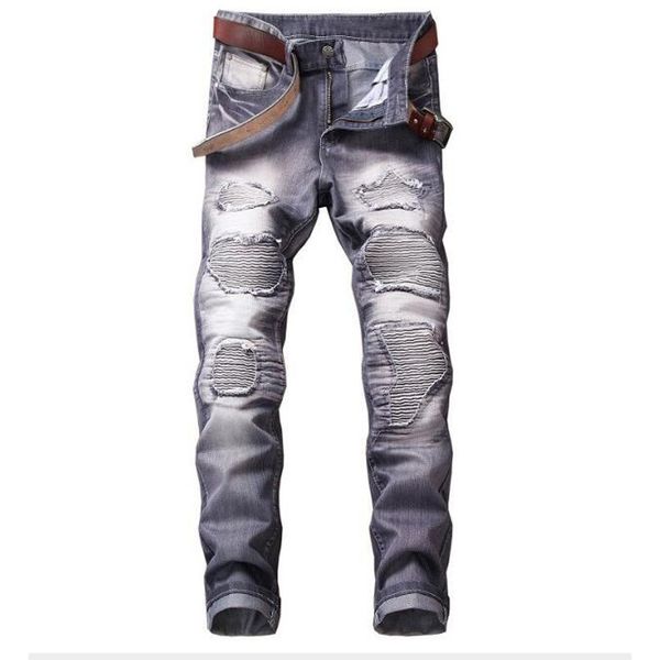 2021 fashioned men jeans dressed fine plissed on straight line motorcycle men's wears casual more size pants 1q43, Blue
2021 fashioned men jeans dressed fine plissed on straight line motorcycle men's wears casual more size pants 1q43, Blue