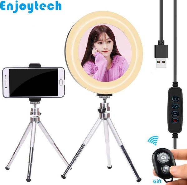 new metal mini tripod with led ring flash selfie lamp light mirror for make-up mount holder for mobile phones live video blogger
new metal mini tripod with led ring flash selfie lamp light mirror for make-up mount holder for mobile phones live video blogger