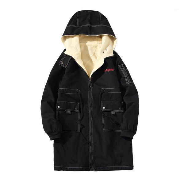 men streetwear trench winter hooded thermal vintage fashion slim jacket parkas casual warm thicken big size anorak puffy kk60mf1, Black
men streetwear trench winter hooded thermal vintage fashion slim jacket parkas casual warm thicken big size anorak puffy kk60mf1, Black