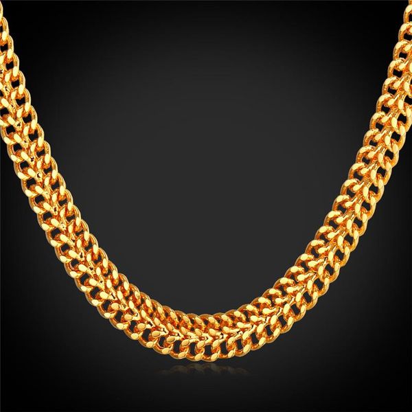 yellow gold color mesh chains men necklace 6mm 55cm 22" new style jewelry trendy punk necklaces for men accessories n1143, Silver 
yellow gold color mesh chains men necklace 6mm 55cm 22" new style jewelry trendy punk necklaces for men accessories n1143, Silver