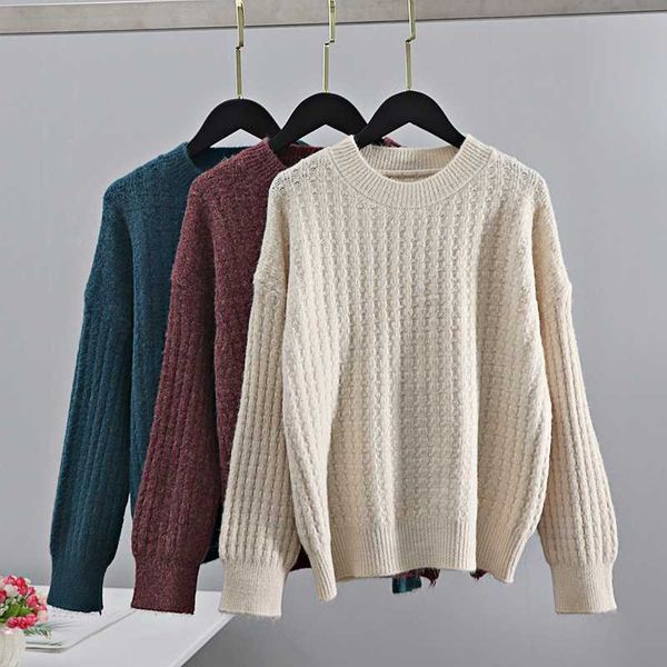 women's sweaters gigogou oversized autumn winter women sweater loose casual knitted female jumper thick warm long sleeve pullovers pull, White;black
women's sweaters gigogou oversized autumn winter women sweater loose casual knitted female jumper thick warm long sleeve pullovers pull, White;black