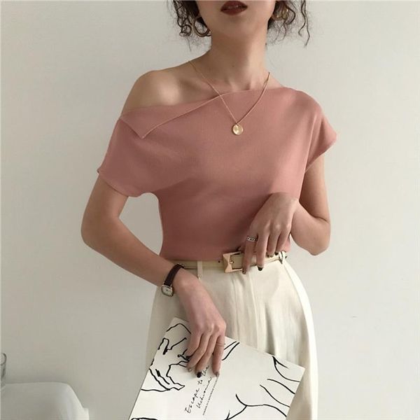 summer concise casual t shirt women all match slim short sleeve asymmetrical t shirts 2020 new, White
summer concise casual t shirt women all match slim short sleeve asymmetrical t shirts 2020 new, White