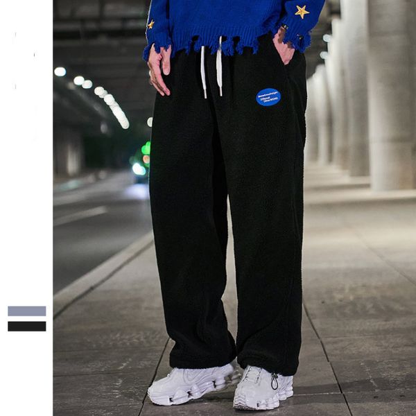trendy casual pants men's 2021 winter new men's pants youth thick loose lamb skin winter warm pant, Black
trendy casual pants men's 2021 winter new men's pants youth thick loose lamb skin winter warm pant, Black