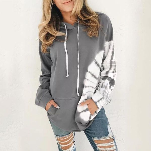women's hoodie tie-dye printed hooded long-sleeved casual sweatshirt korean casual streetwear pullover harajuku elegant sudadera1, Black
women's hoodie tie-dye printed hooded long-sleeved casual sweatshirt korean casual streetwear pullover harajuku elegant sudadera1, Black