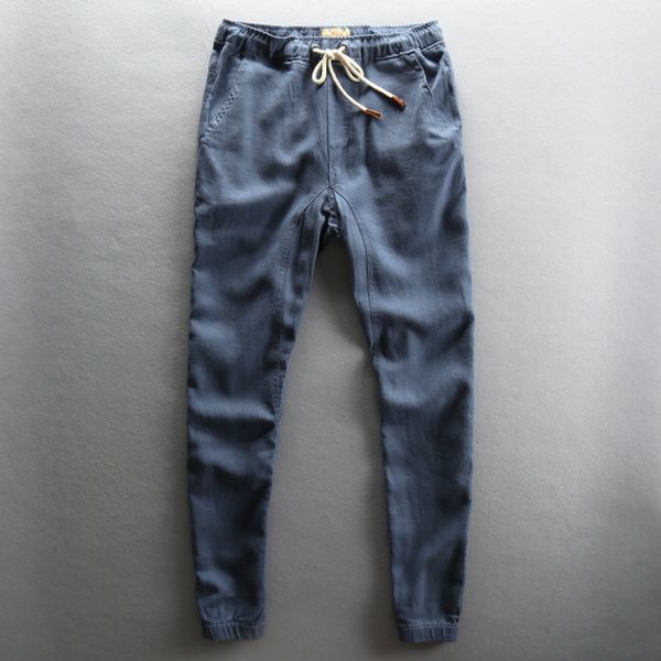 2020 spring summer men's casual linen slim thin straight tube small feet cotton hemp breathable men's pants fashion green willow c, Blue
2020 spring summer men's casual linen slim thin straight tube small feet cotton hemp breathable men's pants fashion green willow c, Blue